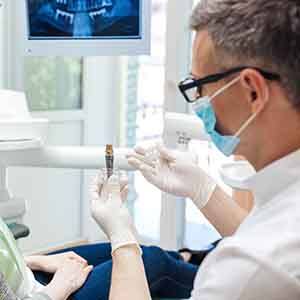 The consultation with your dentist is the first step in the dental implant treatment process